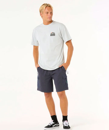 Rip Curl Vaporcool Search Trek Tee - Iced Grey